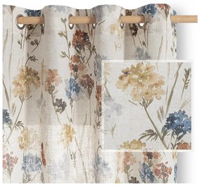 Draperie crem 135x250 cm Flosi – Restilo