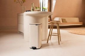 Cos de gunoi Brabantia Bo Pedal 1010124, 30 L, Inchidere usoara, Baza antiderapanta, Bej