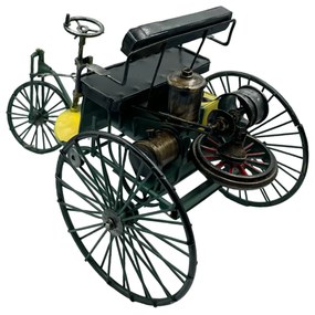Masina retro Triciclu Benz 28x17x18cm, Metal