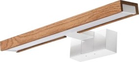 Brilagi - Iluminare LED pentru oglindă de baie 3-în-1 WOODY MIRROR LED/8W/230V IP44 alb/stejar cireș