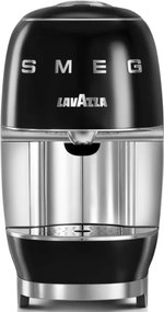 Espresor cu capsule SMEG Lavazza A Modo Mio LM200, 1250 W, 10 bar, 0,9 l, Incalzire rapida, Negru