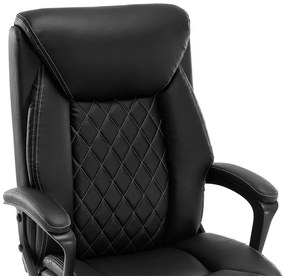 Scaun de birou manager Victory piele ecologica negru