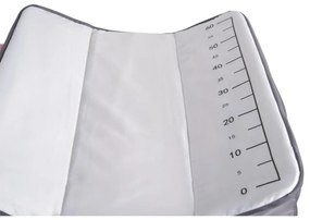 Patut pliant transformabil in tarc copii NOVOKIDS™ Sleepy NEST, 60X120 cm, 2 Niveluri, Masa infasat, Jucarie Carusel cu jucarii din plus, Fermoar