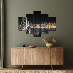 Tablou cu podul Brooklin și New York (150x105 cm)