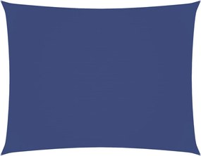 vidaXL Pânză parasolar albastru 6x7 m țesătură oxford dreptunghiular