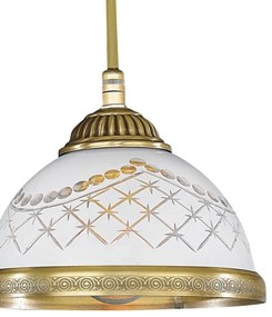 Pendul clasic design italian din alama, sticla 7002 RA-L. 7002/16