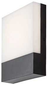 Aplica LED iluminat exterior, Protectie IP44, Gimone negru