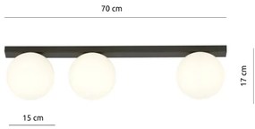 Plafonieră FIT 3xE14/10W/230V alb