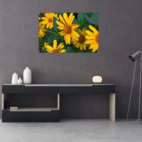 Tablou cu flori galbene (90x60 cm)