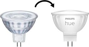 Set de 4 becuri LED dimabile Philips Hue WA GU5,3/MR16/5,1W/12V 2200-6500K