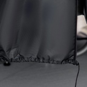 Outsunny Husă pentru fotoliu suspendat husă pentru fotoliu cocon material Oxford 210D cu fermoar Ø 115 x 190 cm negru | Aosom Romania