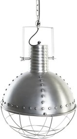 Lustră suspendată din metal, argintiu, finisaj patinat, 66 x 43 cm, „Issoire”