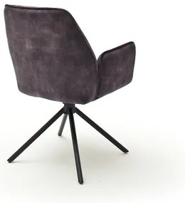 Set de 2 scaune de dining NEXORO, antracit