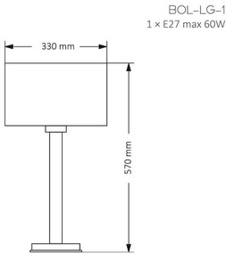 Veioza eleganta design modern Bolt