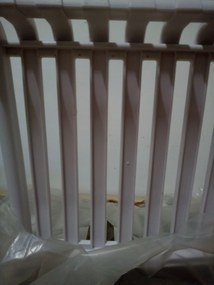 REDUCERE Scaun din plastic TREGO, alb, calitatea a II-a