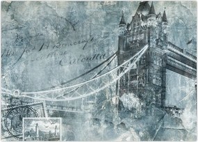 Tablou - Tower Bridge în tonuri reci (70x50 cm)
