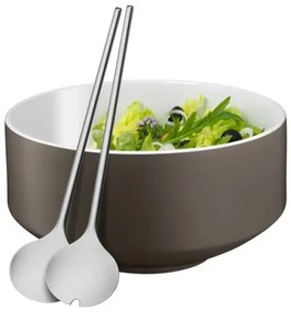 WMF - Bol pentru salată MOTO, gri, cu set de tacâmuri