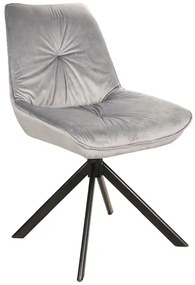 Scaun de bucaterie Boogie, gri/negru