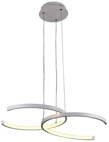 Lustră LED dimabilă pe cablu LED/50W/230V 3000-6500K + telecomandă