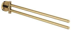 Bara dubla portprosop Grohe Essentials 44 cm finisaj auriu lucios Cool Sunrise
