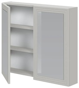 Dulap cu oglindă suspendat Bondi 80 cm, crem
