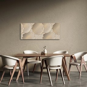 Tablou - Mandale în tonuri aurii (120x50 cm)