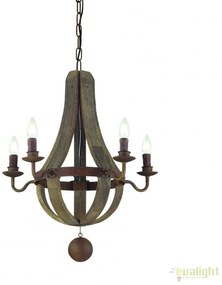 Candelabru design rustic deosebit cu 5 brate MILLENNIUM SP5 129921