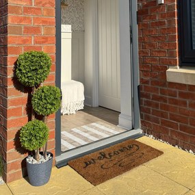 HOMCOM Plante Artificiale Decorative Buxus, Planță Sferică în Ghiveci, Plante Artificiale pentru Decor de Interior și Exterior, 90cm | Aosom Romania
