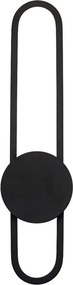 Aplica de perete LED design modern MIZUKI negru