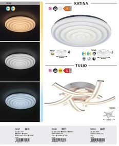 Plafoniera LED cu telecomanda Katina