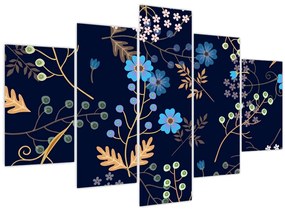 Tablou - Flori de toamnă (150x105 cm)