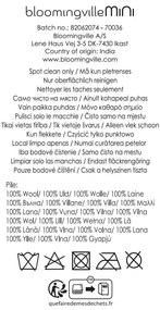 Covor pentru copii bej/chihlimbar din lână ø110 cm Sun – Bloomingville Mini