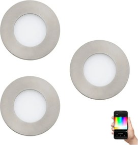 Eglo 32882 - Set 3x spoturi LED RGB încastrate, reglabile FUEVA-C LED/3W/230V