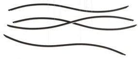 Azzardo AZ2912 - Lustră LED pe cablu dimmabilă WAVES 4xLED/70W/230V