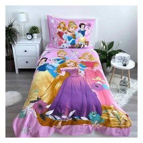 Lenjerie de pat pentru copii din bumbac pentru pat de o persoană 140x200 cm Princess – Jerry Fabrics