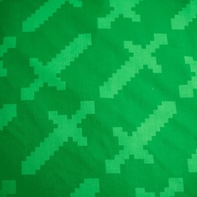 Lenjerie de pat din bumbac Minecraft Survival Mode, 140 x 200 cm, 70 x 90 cm