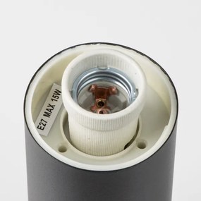 Brilagi - Lampă de exterior cu senzor NOVA 1xE27/15W/230V 40 cm IP44 neagră