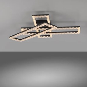 JUST LIGHT. 14733-18 - LED Plafonieră GLITRA LED/35W/230V neagră