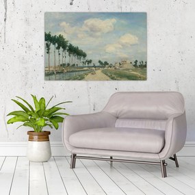 Tablou - Johan Barthold Jongkind, The Towpath, reproducere (90x60 cm)