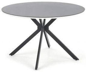 Set masa rotunda Avelar ø120 cm + 4 scaune K333 gri