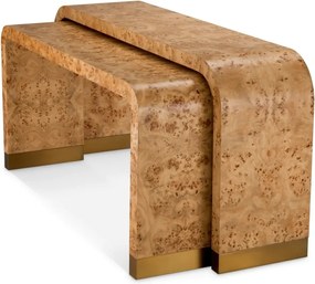 Set 2 Console design LUX, Furnir Burl Mappa, Maro, Quinton