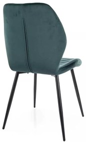 Scaun de bucătărie Broda Velvet, verde