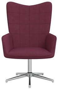327995 vidaXL Scaun de relaxare, violet, material textil
