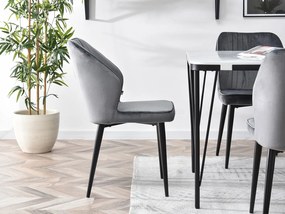 Scaun Greta K (gri + negru). 1111064