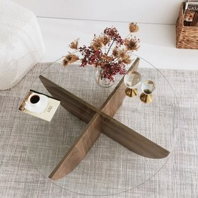Măsuță de conferință Lily Walnut