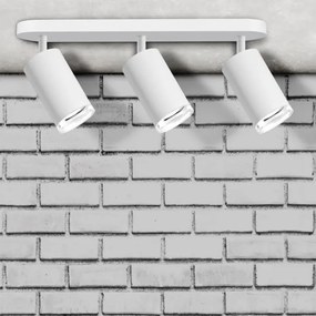 Spot LED RGBW reglabil pentru baie TURYN, 3xGU10/6,5W/230V, IP44, alb