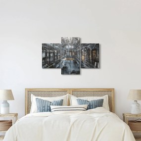 Tablou cu u interiorul clădirii vechi (90x60 cm)