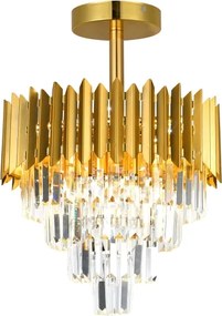 Brilagi - Lustră aplicată CRISTAL 5xE14/40W/230V Ø 43 cm