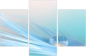 Tablou - Picătură albastră (90x60 cm)