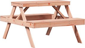 vidaXL Masă de picnic, 105x134x75 cm, lemn masiv douglas